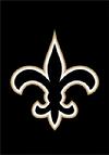 NEW ORLEANS SAINTS APPLIQUED GARDEN FLAG