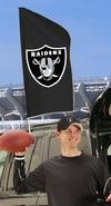 Oakland Raiders Tailgate Flag