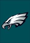 PHILADELPHIA EAGLES APPLIQUED GARDEN FLAG
