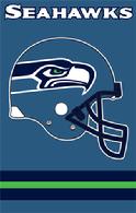 Seattle Seahawks 2-sided Appliqued Banner