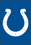 INDIANAPOLIS COLTS APPLIQUED GARDEN FLAG