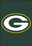 GREEN BAY PACKERS APPLIQUED GARDEN FLAG