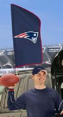 New England Patriots Tailgate Flag