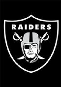 OAKLAND RAIDERS APPLIQUED GARDEN FLAG