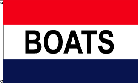 Boats Red White Blue Flag
