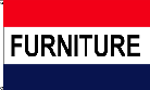 Furniture Red White Blue Flag