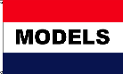Models Red White Blue Flag