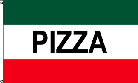 Pizza Green White Red Flag