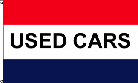 Used Cars Red White Blue Flag
