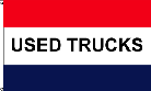 Used Trucks Red White Blue Flag