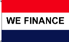 We Finance Red White Blue Flag