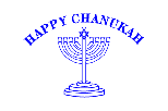 HAPPY CHANUKAH 3  X 5 FLAG