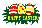 EASTER EGGS 3 X 5 FLAG