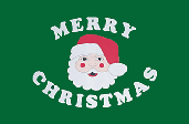 MERRY CHRISTMAS 3 X 5 FLAG