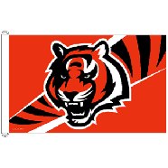 CINCINNATI BENGALS 3 X 5 FLAG