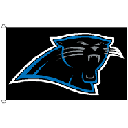 CAROLINA PANTHERS 3 X 5 FLAG