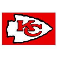 KANSAS CITY CHIEFS 3 X 5 FLAG